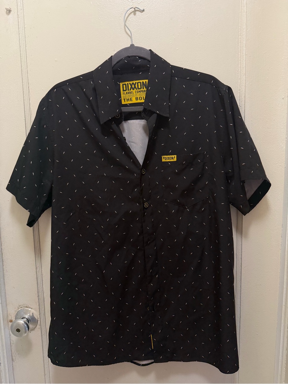 DIXXON THE CHIEF LG short sleeve button down novelty print